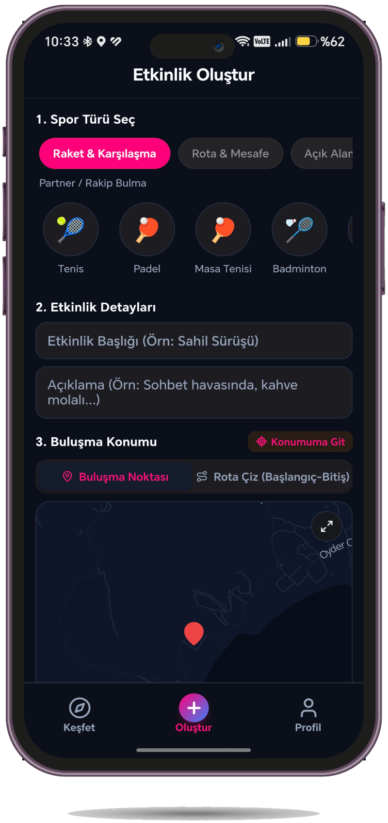 Omnio Koyu Tema Karşılaşma Başlat